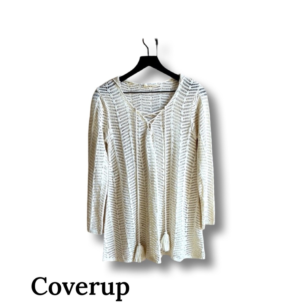 Elan Knit Swim Cover Up small EUC
